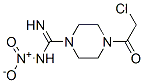 1-Piperazinecarboximidamide, 4-(chloroacetyl)-N-nitro- (9CI) 结构式
