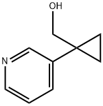 Cyclopropanemethanol, 1-(3-pyridinyl)- (9CI) 化学構造式