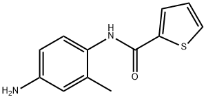 N-(4-氨基-2-甲基苯基)噻吩-2-甲酰胺, 351424-40-3, 结构式