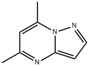 5,7-ジメチルピラゾロ[1,5-a]ピリミジン 化学構造式