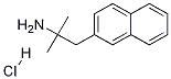 2-(2-Methyl-2-aminopropyl)naphthalene hydrochloride Structure