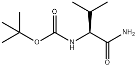 N-叔丁氧羰基-L-缬氨酰胺,35150-08-4,结构式