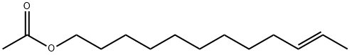 反-10-十二烯醇乙酸酯, 35153-09-4, 结构式