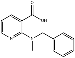 N-Methyl-2-benzylaminonicotinsaeure Structure