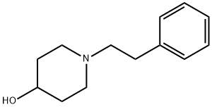 N-(2-苯乙基)-4-羟基哌啶 结构式
