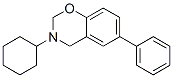 3-シクロヘキシル-3,4-ジヒドロ-6-フェニル-2H-1,3-ベンゾオキサジン 化学構造式