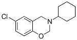 6-Chloro-3-cyclohexyl-3,4-dihydro-2H-1,3-benzoxazine 结构式