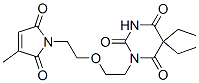 1-[2-[2-(2,5-Dihydro-3-methyl-2,5-dioxo-1H-pyrrol-1-yl)ethoxy]ethyl]-5,5-diethylbarbituric acid Structure