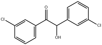 3,3'-二氯苯偶姻 结构式