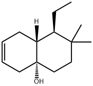 4a(2H)-Naphthalenol,1-ethyl-1,3,4,5,8,8a-hexahydro-2,2-dimethyl-,(1R,4aR,8aR)-(9CI) Structure