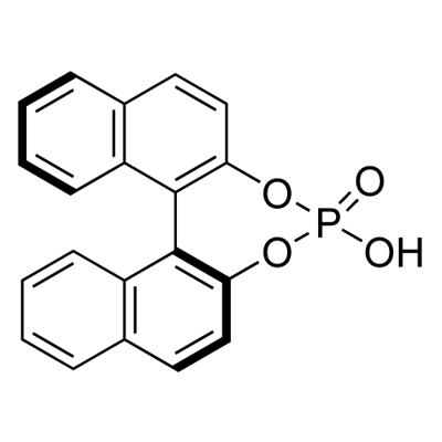 (S)-(+)-1,1'-Binaphthyl-2,2'-diyl hydrogenphosphate Struktur