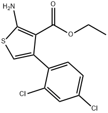 351977-69-0 3-Thiophenecarboxylic acid, 2-amino-4-(2,4-dichlorophenyl)-, ethyl ester