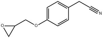 4-(2-OxiranylMethoxy)benzeneacetonitrile, 35198-42-6, 结构式