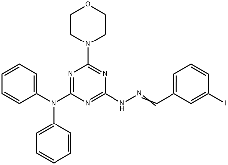 3-Iodobenzaldehyde[4-(diphenylamino)-6-(4-morpholinyl)-1,3,5-triazin-2-yl]hydrazone price.