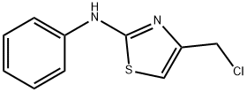 [4-(氯甲基)噻唑-2-基]-苯基-胺,35199-21-4,结构式