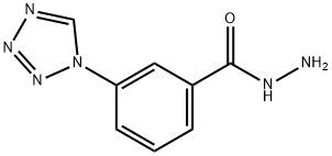 3-(1,2,3,4-四唑-1-基)苯甲酰肼 结构式