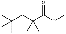 2,2,4,4-テトラメチルペンタン酸メチル 化学構造式