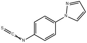 4-(1H-吡唑-1-基)苯基异硫氰酸酯,352018-96-3,结构式