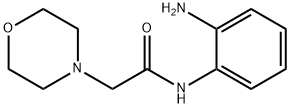 N-(2-氨基苯基)-2-吗啉乙酰胺, 35204-17-2, 结构式