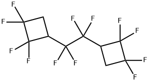 1,1'-(1,1,2,2-Tetrafluoro-1,2-ethanediyl)bis(2,2,3,3-tetrafluorocyclobutane) Structure