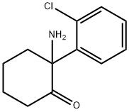 2-AMINO-2-(2-CHLOROPHENYL)CYCLOHEXANONE HYDROCHLORIDE Struktur