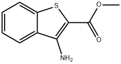 3-氨基苯并[B]噻吩-2-甲酸甲酯,35212-85-2,结构式