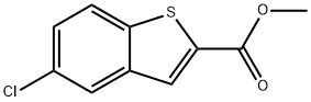 5-氯苯并[B]噻吩-2-甲酸甲酯,35212-96-5,结构式