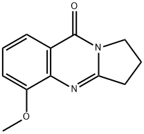 Pyrrolo[2,1-b]quinazolin-9(1H)-one,  2,3-dihydro-5-methoxy-,35214-99-4,结构式