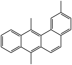 2,7,12-Trimethylbenz(a)anthracene Struktur