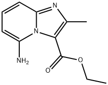 ETHYL 5-AMINO-2-METHYLIMIDAZO[1,2-A]PYRIDINE-3-CARBOXYLATE Struktur