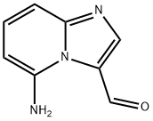 IMidazo[1,2-a]pyridine-3-carboxaldehyde, 5-aMino- Structure