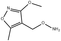 Isoxazole, 4-[(aminooxy)methyl]-3-methoxy-5-methyl- (9CI) Structure