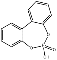 6-ヒドロキシジベンゾ[d,f][1,3,2]ジオキサホスフェピン6-オキシド 化学構造式