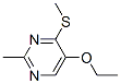 5-Ethoxy-2-methyl-4-(methylthio)pyrimidine Structure