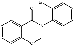 N-(2-bromophenyl)-2-methoxybenzamide 化学構造式