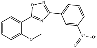 5-(2-METHOXYPHENYL)-3-(3-NITROPHENYL)-1,2,4-OXADIAZOLE