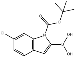 1-(TERT-BUTOXYCARBONYL)-6-CHLORO-1H-INDOL-2-YLBORONIC ACID