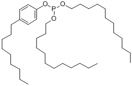 didodecyl nonylphenyl phosphite Struktur