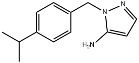 1-(4-ISOPROPYLBENZYL)-1H-PYRAZOL-5-AMINE Struktur