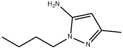 2-BUTYL-5-METHYL-2 H-PYRAZOL-3-YLAMINE Struktur