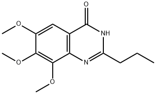 4(1H)-Quinazolinone,  6,7,8-trimethoxy-2-propyl-  (9CI) Structure