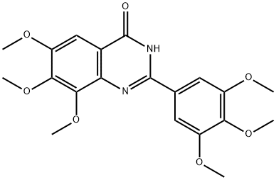 4(1H)-Quinazolinone,  6,7,8-trimethoxy-2-(3,4,5-trimethoxyphenyl)-  (9CI)|