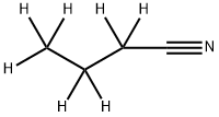 BUTYRONITRILE-D7 结构式