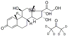 TRIAMCINOLONE-6-D1 ACETONIDE-D6, 352431-33-5, 结构式