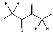 2,3-戊二酮-D5 结构式