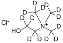 塩化コリン-D13 化学構造式