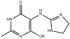 5-[(4,5-Dihydro-1H-iMidazol-2-yl)aMino]-6-hydroxy-2-Methyl-4(3H)-pyriMidinone, 352457-32-0, 结构式