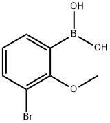3-BROMO-2-METHOXYPHENYLBORONIC ACID Structure