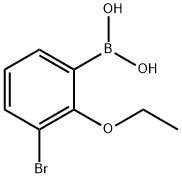 3-BROMO-2-ETHOXYPHENYLBORONIC ACID 化学構造式