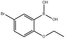 5-溴-2-乙氧基苯基硼酸 结构式